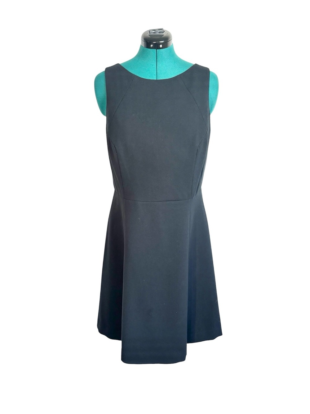 The Limited Fit and Flare Black Sleeveless A-Line Dress